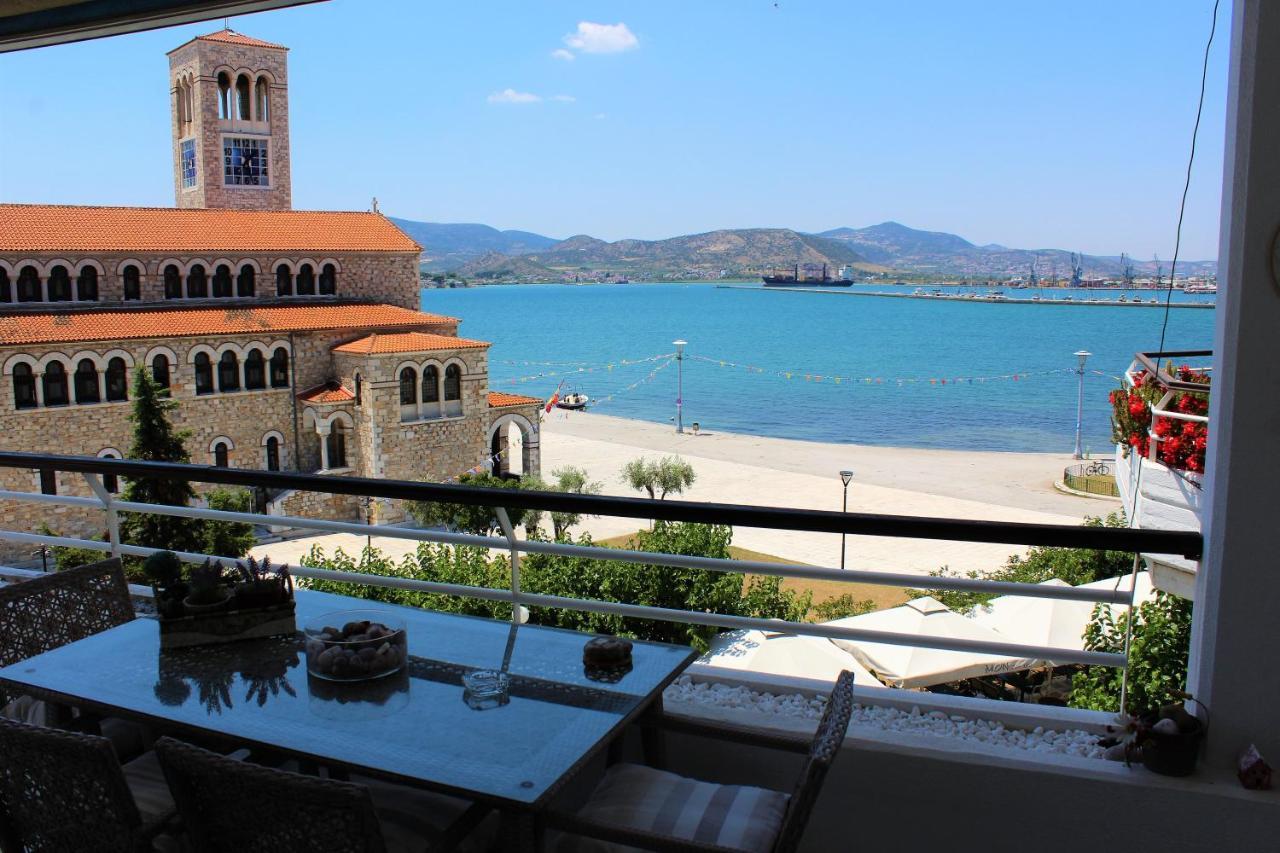Luxury Sea View Lägenhet Volos Exteriör bild