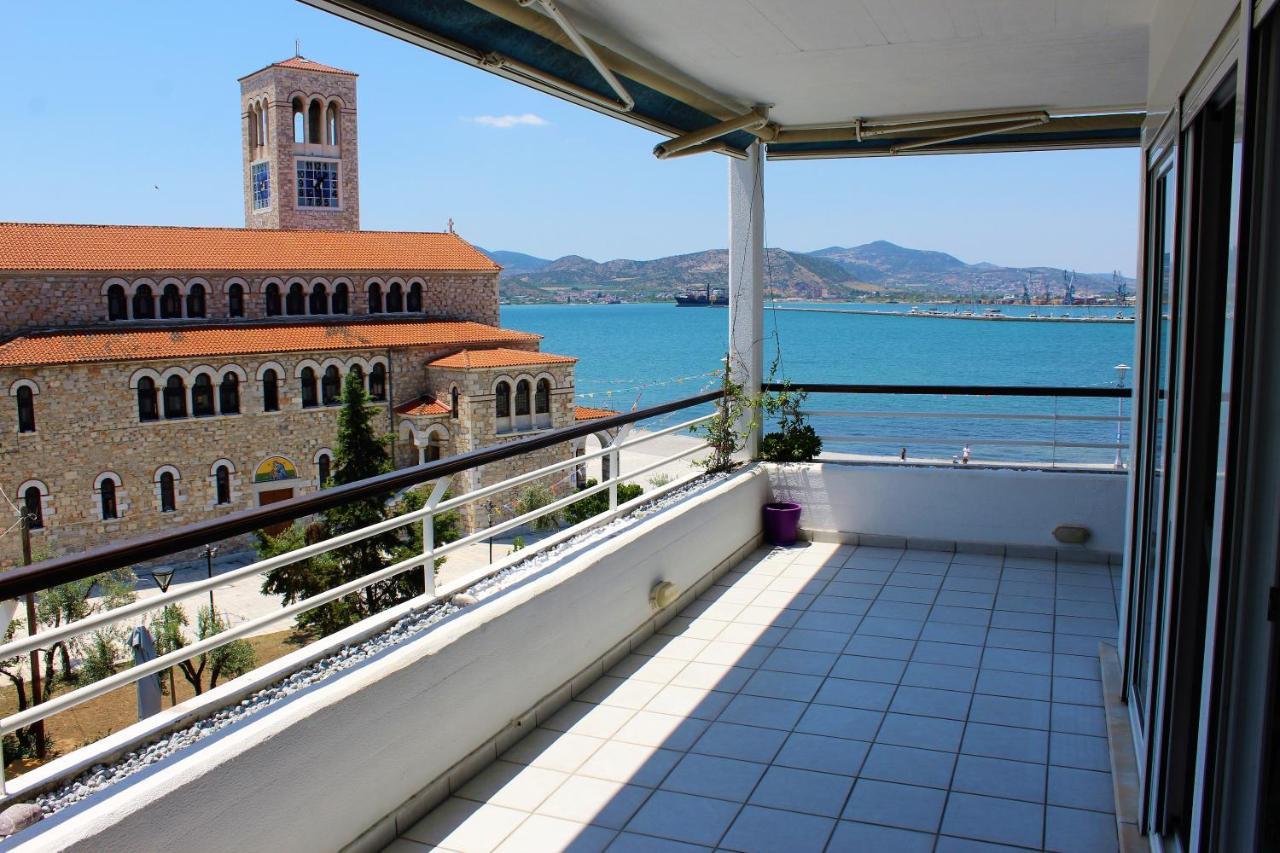 Luxury Sea View Lägenhet Volos Exteriör bild